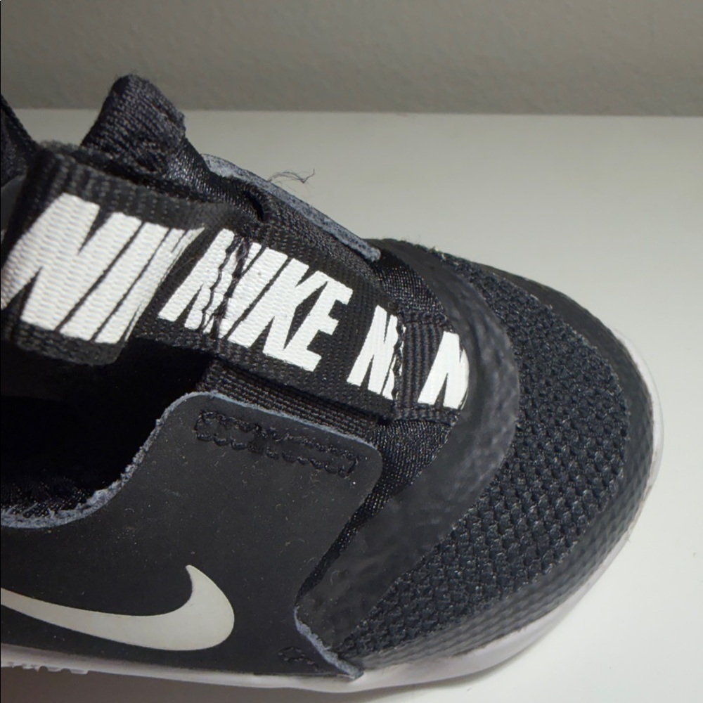 Nike Kids Black and White Slip-On Sneakers - Picture 8 of 11